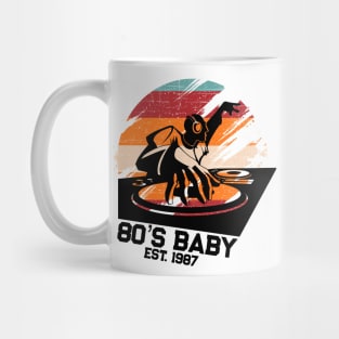 80's Baby Retro Music DJ Gift Mug